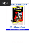 Common CRT TV Problems and Fixes | PDF | Television | Electrical ...