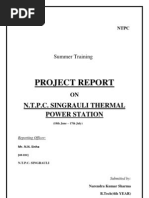 Project Report: N.T.P.C. Singrauli Thermal Power Station