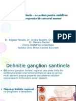 Ganglionul Santinela - Necesitate Pentru Stabilirea Conduitei Terapeutice in Cancerul Mamar