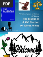 The Bluebook and ISO Method of Citation