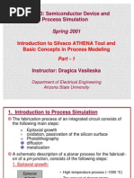 Introduction To Silvaco ATHENA Tool and Basic Concepts in Process Modeling 1