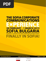 Download Sofia Corporate Communications Experience by Kosta Petrov SN112304050 doc pdf