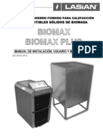 Caldera biomasa instalación manual