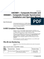 + Composite Encoder and + Composite Encoder Synchronizer: ENC6801 ENS6801 Installation and Operation Manual