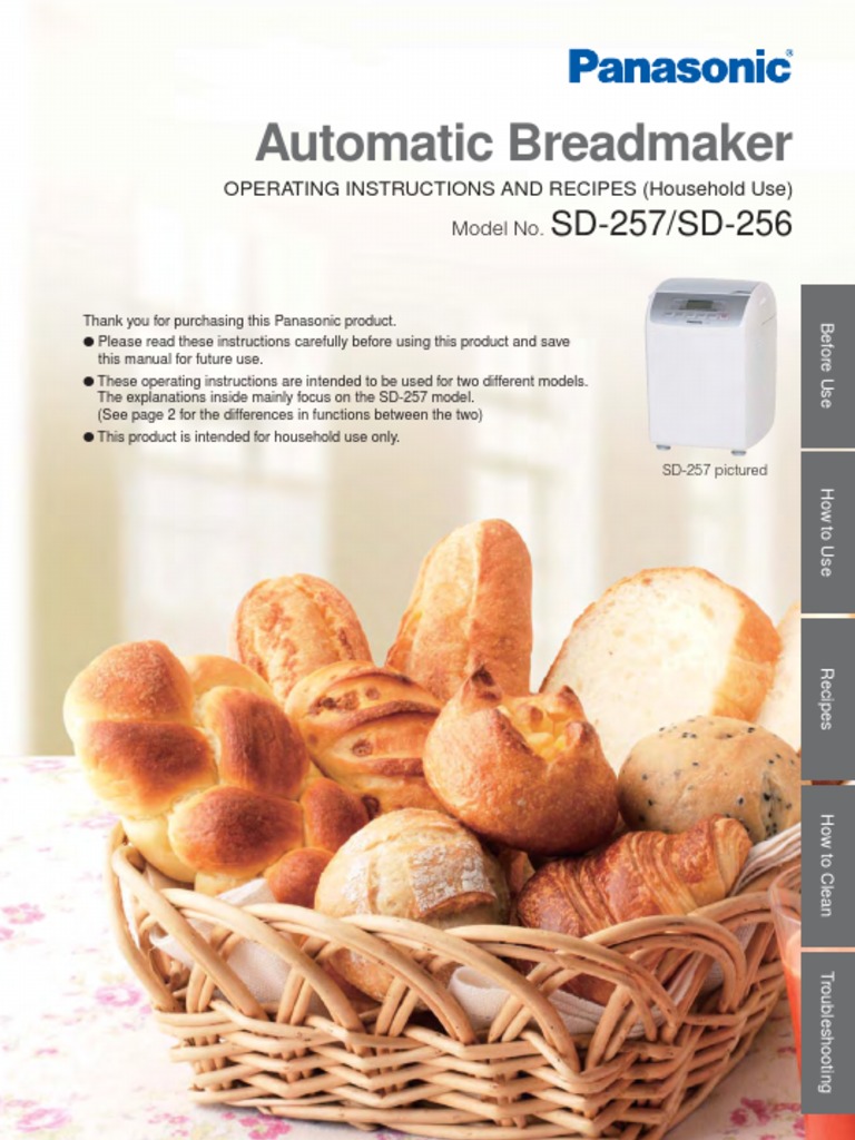 Panasonic Breadmaker Breads Dough Free 30day Trial Scribd