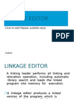 Linkage Editor: Click To Edit Master Subtitle Style