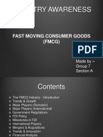 Industry Awareness: Fast Moving Consumer Goods (FMCG)