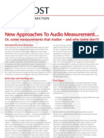 Nordost - New Approaches To Audio Measurement