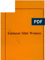 Eminant Sikh Women by M K Gill PDF