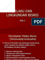 Bab 2 Pelaku Dan Lingkungan Bisnis