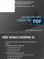 Bai Giang GIS - Co So Du Lieu Thong Tin Dia Ly