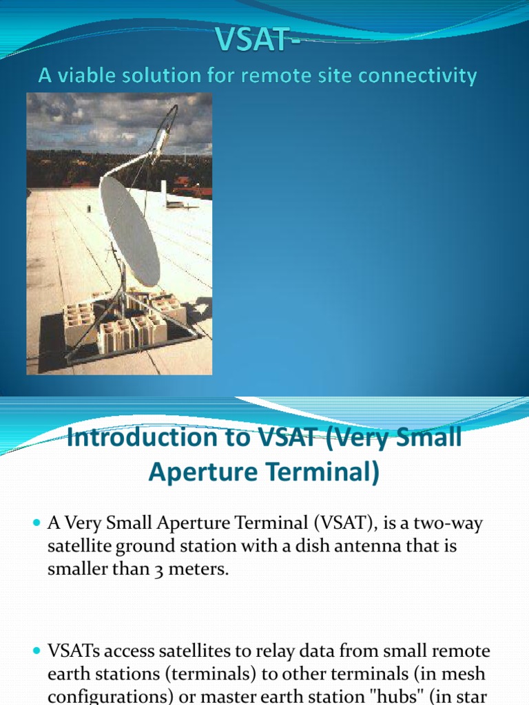 VSAT Essentials for Tech Professionals | PDF | Channel Access Method ...