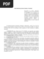 Recomendação sobre publicidade de alimentos não saudáveis