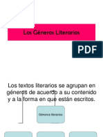 Los Géneros Literarios