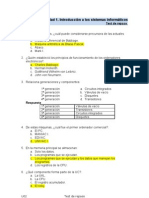 Sistemas Informáticos Test Repaso Unidad 1