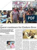 Quest Continues For Enduro Bros
