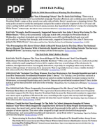 Backgrounder - 2004 Exit Polling