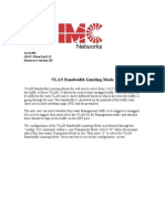 Vlan Bandwidth Limiting Mode