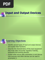 Input and Output Devices