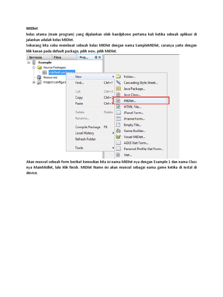 Panduan Membuat MIDlet dan Game J2ME | PDF