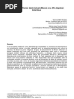 Saber e Uso de Plantas Medicinais em Marudá e na APA AlgodoalMaiandeua