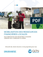 Mobilisation Des Resources Financieres Locales 2012