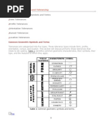 Geometric Dimensioning and Tolerance