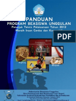 Panduan Beasiswa Unggulan Tahun 2012