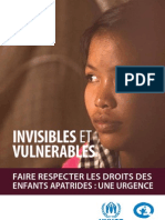 Invisibles Et Vulnerables