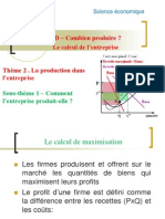 TD - Combien Produire