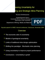 Harnessing Uncertainty for
Orebody Modelling and Strategic Mine Planning