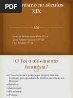 Feminismo no séculos XIX