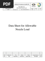 Download Data Sheet for Allowable Nozzle Load - SP1-110-9850-00-PI-DT by babak mir SN112439164 doc pdf