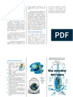 Triptico de La Contaminacion Del Agua