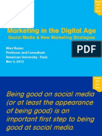 Marketing in the Digital Age and Social Media - 5 Nov 2012 - Rozen - AUP