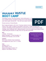 Holiday Hustle: Boot Camp