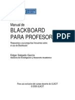 Manual Blackboard Profesores - ULACIT