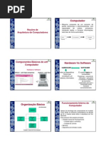 Aula 01-Arquitetura de Computadores