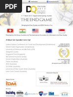 Data Quality Asia Pacific 2013 - The End Game