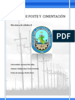 Diseño de Poste y Cimentación