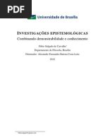 Fábio Salgado - Investigações Epistemológicas