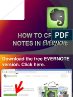 How To Create Notes in Evernote