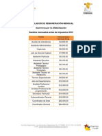 Fraccion VI - Remuneracion Mensual