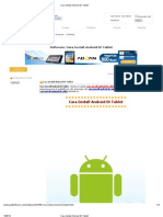Cara Install Android Di Tablet