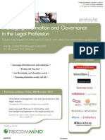Managing Information and Governance in the Legal Profession 