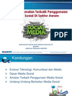 Dasar Dan Amalan Terbaik Media Sosial 3 Nov 2012