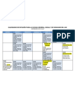 Calendario de Acciones para La Huelga General