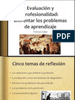 Francisco Cajiao - Profesionalizacion y Evaluacion