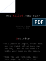 Who Killed Aung San 3