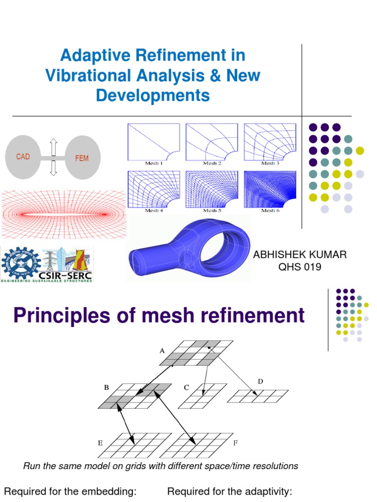 Adaptive Mesh Refinement Strategies | PDF | Finite Element Method ...